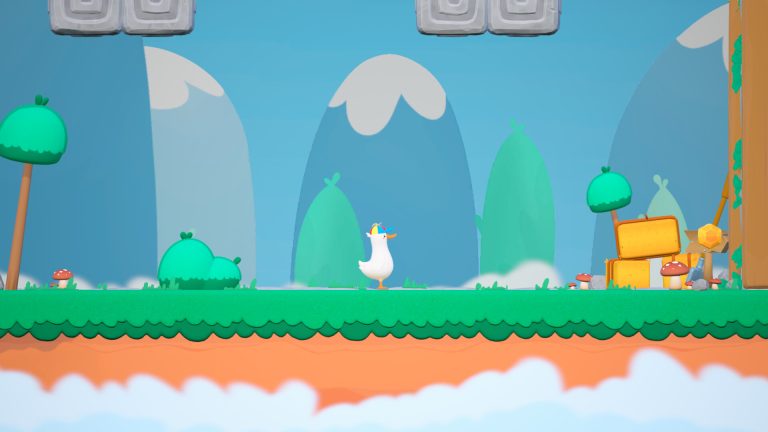 Un canard dans le jeu Dodo Duckie