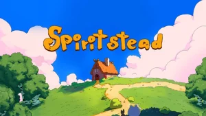 Jeu Spiritstead avec une maison tout en haut d'une colline.